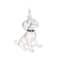 Silver Plated Dog Charm by Bead Landing™
